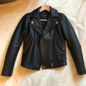 Madewell Ultimate Leather Motorcycle Jacket XXS